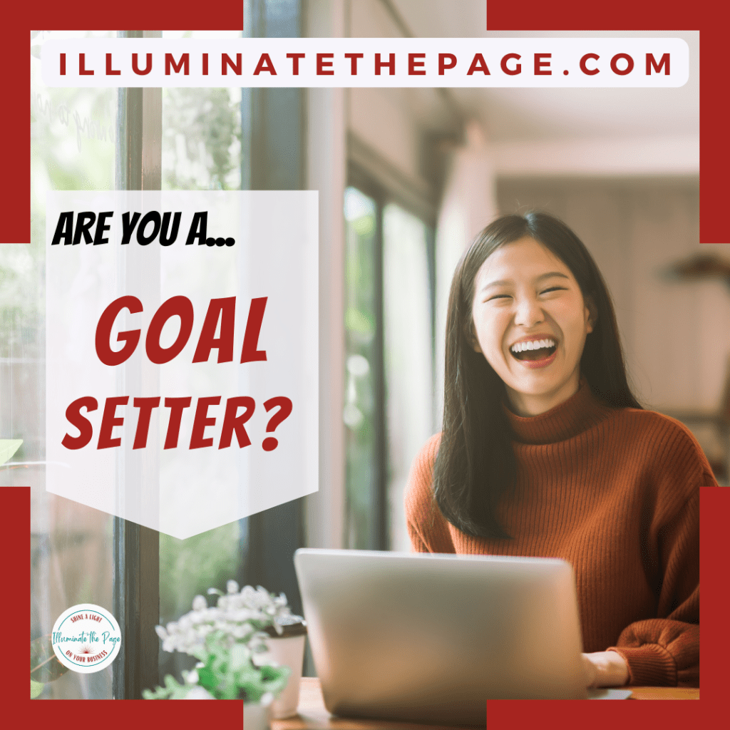 goal setter illuminatethepage.com